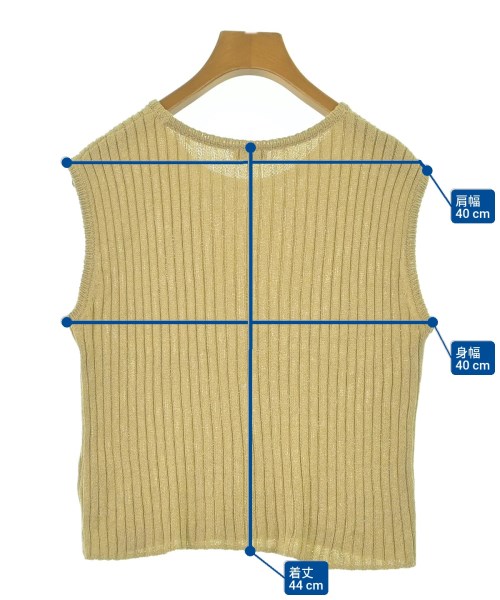 steven alan（スティーブンアラン）ベスト 黄 サイズ:F レディース/2200675182010