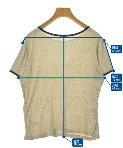 steven alan（スティーブンアラン）Tシャツ・カットソー ベージュ サイズ:F レディース/2200675182102