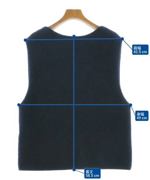 steven alan（スティーブンアラン）ベスト/ノースリーブ 紺 サイズ:-(M位) レディース/2200675708043