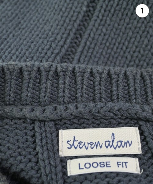 steven alan（スティーブンアラン）ニット・セーター 紺 サイズ:M メンズ/2200678313046