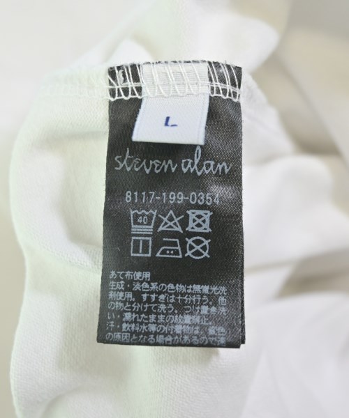 steven alan（スティーブンアラン）Tシャツ・カットソー 白 サイズ:L メンズ/2200678511053