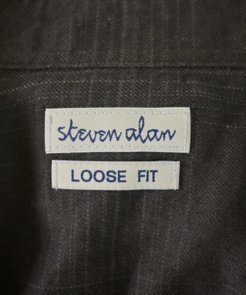 steven alan（スティーブンアラン）カジュアルシャツ 茶 サイズ:L メンズ/2200672159060