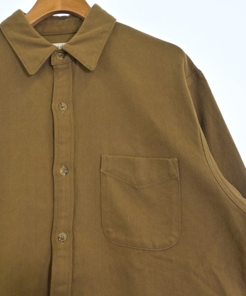 steven alan（スティーブンアラン）カジュアルシャツ 茶 サイズ:M メンズ/2200680253026