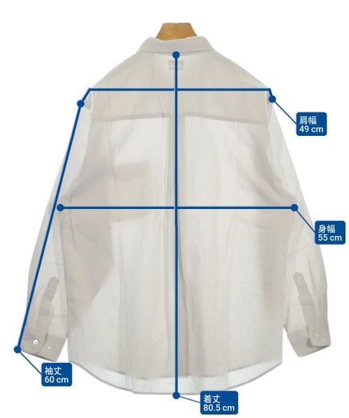 steven alan（スティーブンアラン）カジュアルシャツ 白 サイズ:-(XL位) メンズ/2200675375061