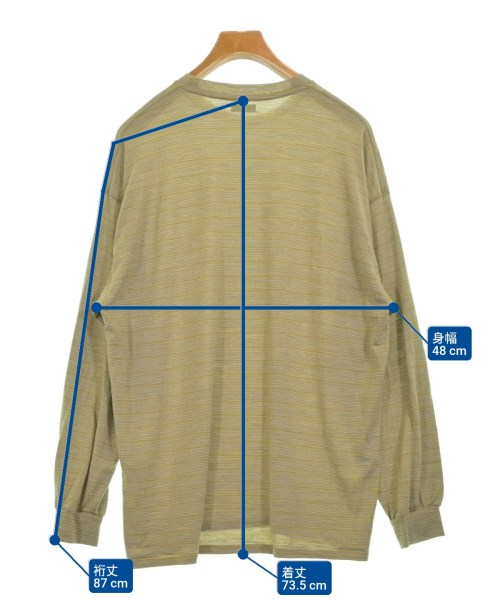 steven alan（スティーブンアラン）Tシャツ・カットソー 黄 サイズ:M メンズ/2200673625120