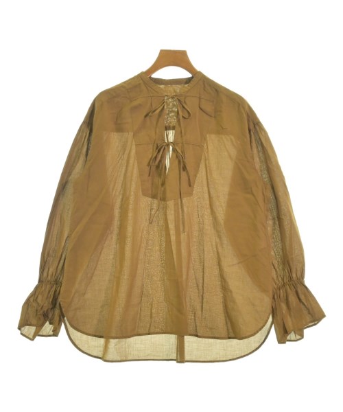 steven alan(スティーブンアラン)ブラウス 茶 サイズ:F/2200688934071