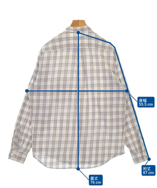steven alan（スティーブンアラン）カジュアルシャツ ベージュ サイズ:L メンズ/2200693680116