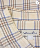 steven alan（スティーブンアラン）カジュアルシャツ ベージュ サイズ:L メンズ/2200693680116