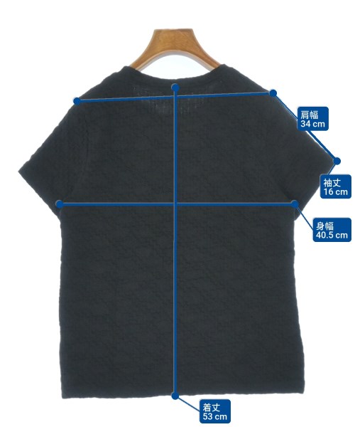 steven alan（スティーブンアラン）Tシャツ・カットソー 黒 サイズ:-(S位) レディース/2200690725049