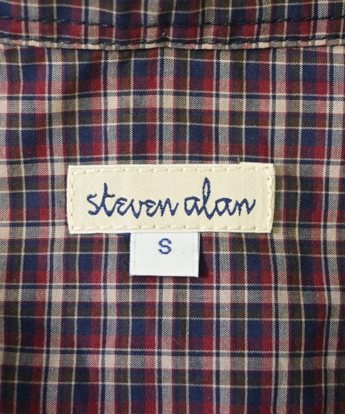 steven alan（スティーブンアラン）カジュアルシャツ 赤 サイズ:S メンズ/2200696198021