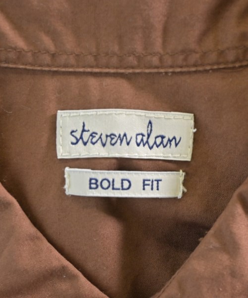 steven alan（スティーブンアラン）カジュアルシャツ 茶 サイズ:S メンズ/2200696245046