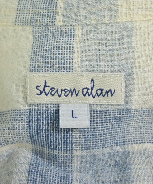 steven alan（スティーブンアラン）カジュアルシャツ 青 サイズ:L メンズ/2200694792139