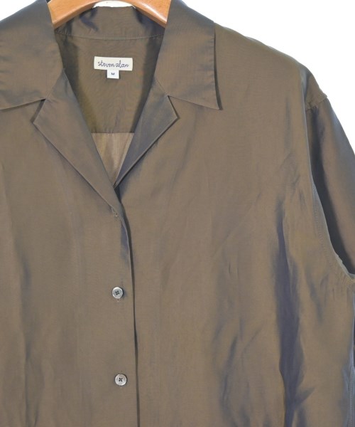 steven alan（スティーブンアラン）カジュアルシャツ 茶 サイズ:M レディース/2200700079025