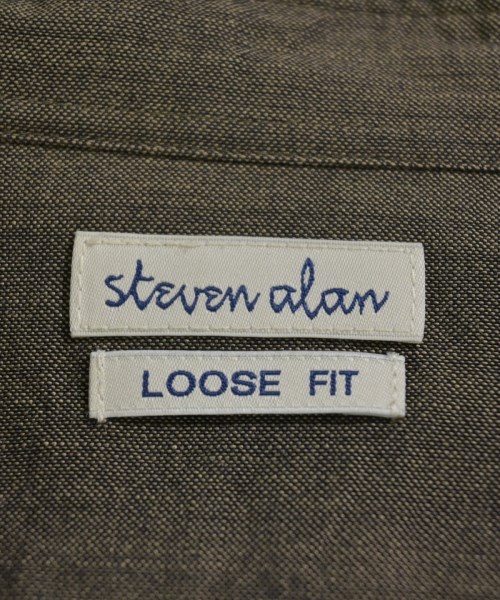 steven alan（スティーブンアラン）カジュアルシャツ 茶 サイズ:XL メンズ/2200654269060