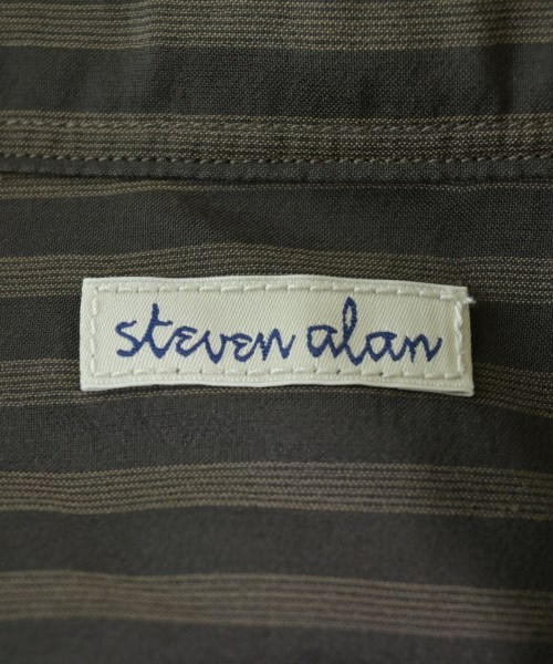 steven alan（スティーブンアラン）カジュアルシャツ 茶 サイズ:L メンズ/2200654269077