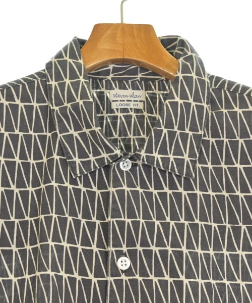 steven alan（スティーブンアラン）カジュアルシャツ 茶 サイズ:L メンズ/2200654269084