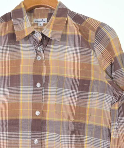 steven alan（スティーブンアラン）カジュアルシャツ 茶 サイズ:S レディース/2200655316220