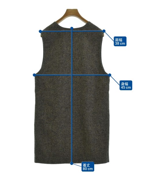 steven alan（スティーブンアラン）ベスト 茶 サイズ:M レディース/2200659341013