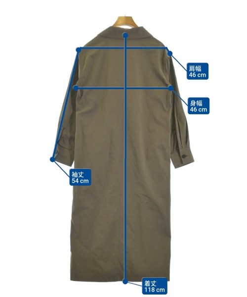 steven alan（スティーブンアラン）ステンカラーコート カーキ サイズ:M レディース/2200659311023