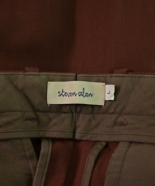 steven alan（スティーブンアラン）スラックス 茶 サイズ:L メンズ/2200659981134