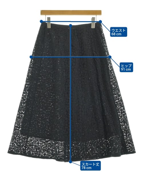 steven alan（スティーブンアラン）ロング・マキシ丈スカート 黒 サイズ:-(S位) レディース/2200657545086