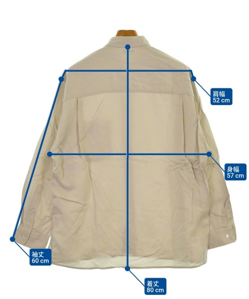 steven alan（スティーブンアラン）カジュアルシャツ ベージュ サイズ:S メンズ/2200647224069