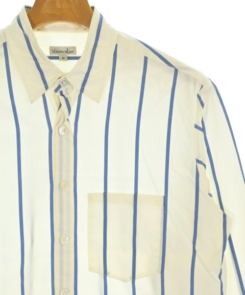 steven alan（スティーブンアラン）カジュアルシャツ 白 サイズ:M メンズ/2200707367071