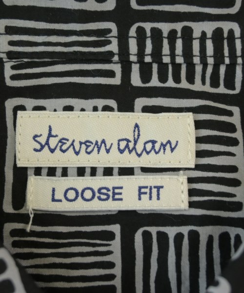 steven alan（スティーブンアラン）カジュアルシャツ 黒 サイズ:S メンズ/2200709362180