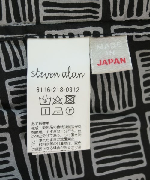steven alan（スティーブンアラン）カジュアルシャツ 黒 サイズ:S メンズ/2200709362180