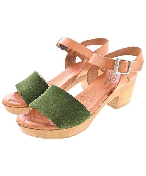 steven alan（スティーブンアラン）サンダル 緑 サイズ:EU37(23.5cm位) レディース/2200710791092