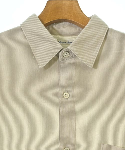 steven alan（スティーブンアラン）カジュアルシャツ ベージュ サイズ:L メンズ/2200716458043