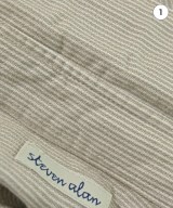 steven alan（スティーブンアラン）カジュアルシャツ ベージュ サイズ:L メンズ/2200716458043