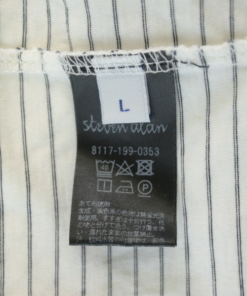 steven alan（スティーブンアラン）Tシャツ・カットソー 白 サイズ:L メンズ/2200717142040