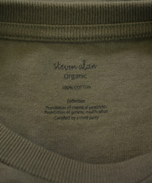 steven alan（スティーブンアラン）Tシャツ・カットソー カーキ サイズ:S メンズ/2200714061023