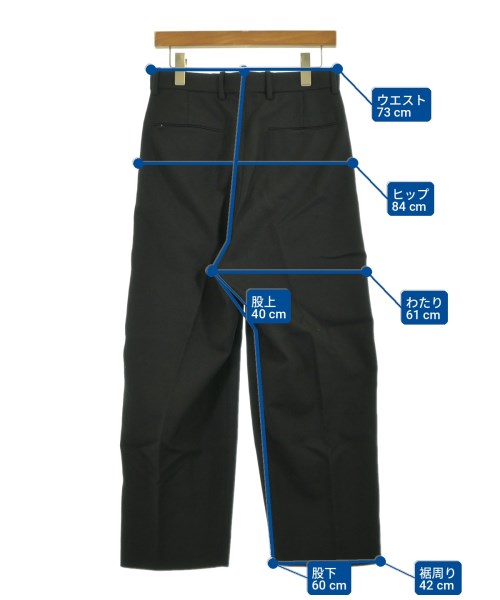 steven alan（スティーブンアラン）スラックス 黒 サイズ:S メンズ/2200717644100