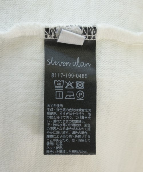 steven alan（スティーブンアラン）Tシャツ・カットソー 白 サイズ:S メンズ/2200715128077