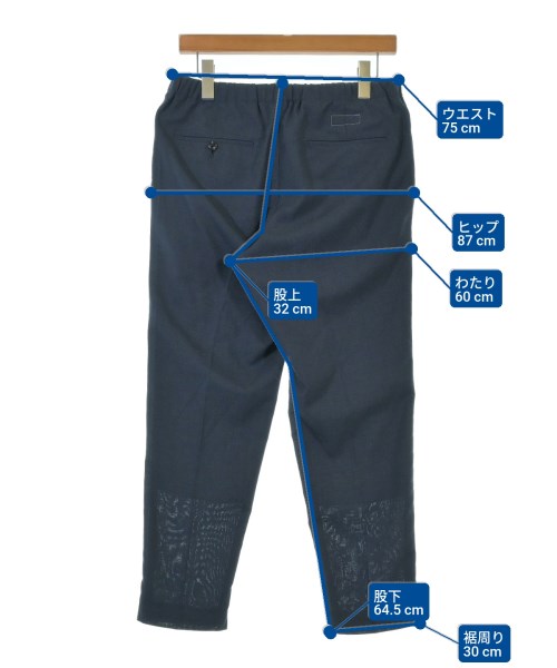 steven alan（スティーブンアラン）クロップドパンツ 紺 サイズ:M メンズ/2200645700039