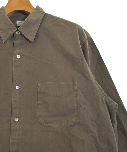 steven alan（スティーブンアラン）カジュアルシャツ 茶 サイズ:M メンズ/2200637275071