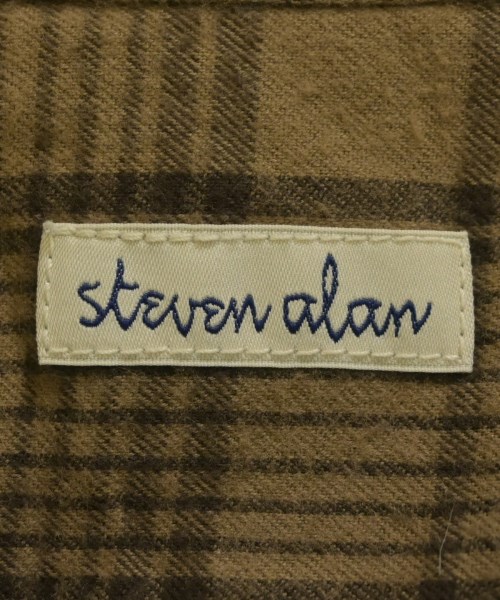 steven alan（スティーブンアラン）カジュアルシャツ 茶 サイズ:L メンズ/2200638801057