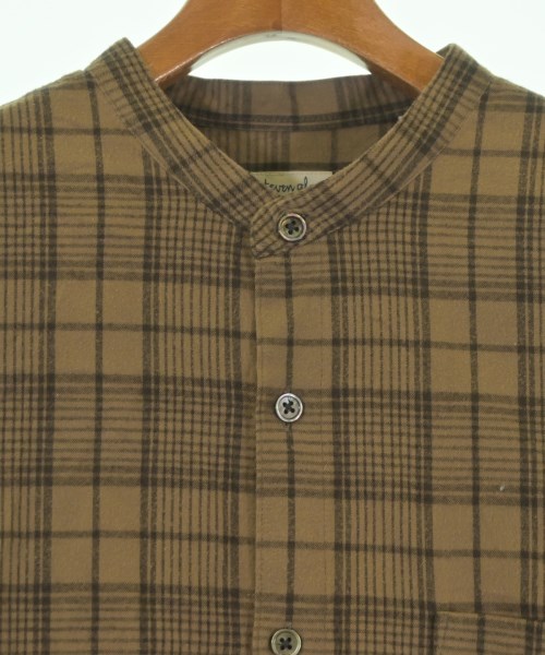 steven alan（スティーブンアラン）カジュアルシャツ 茶 サイズ:L メンズ/2200638801057
