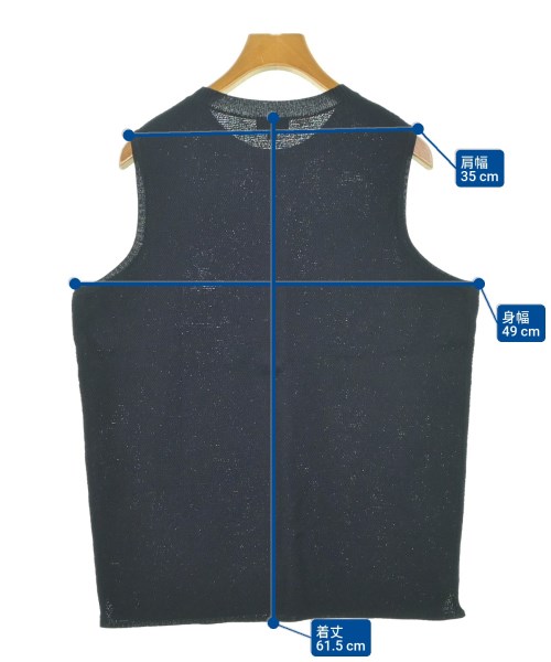steven alan（スティーブンアラン）ベスト/ノースリーブ 紺 サイズ:S レディース/2200640904067