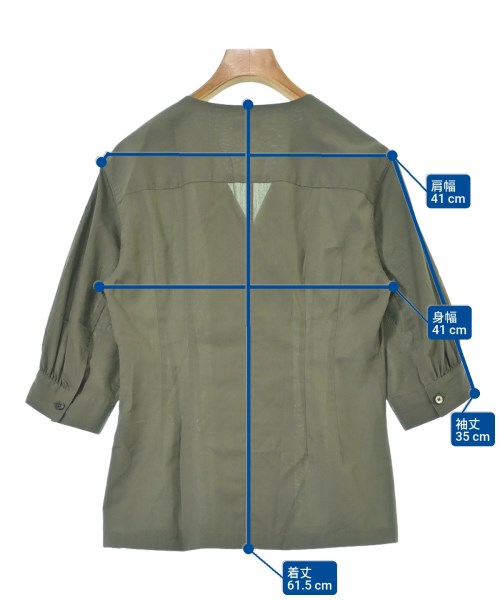 steven alan（スティーブンアラン）ブラウス カーキ サイズ:S レディース/2200639832067