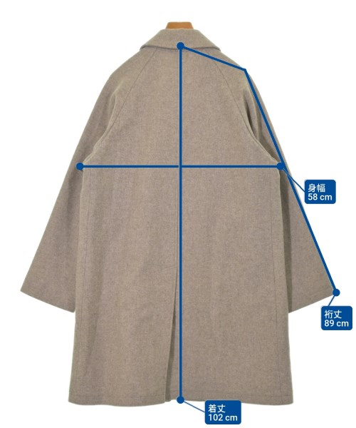 steven alan（スティーブンアラン）ステンカラーコート 茶 サイズ:L メンズ/2200650259010