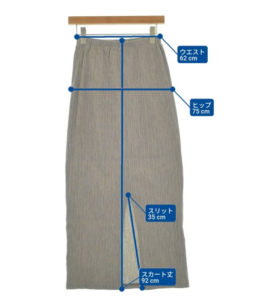 steven alan（スティーブンアラン）ロング・マキシ丈スカート グレー サイズ:S レディース/2200641613067