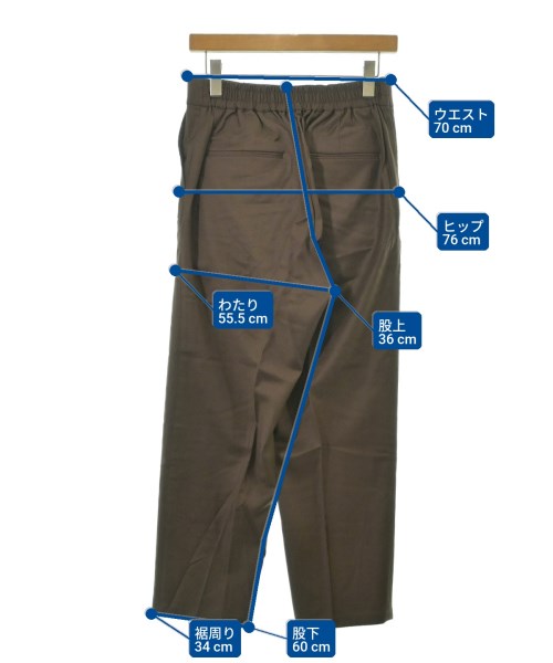 steven alan（スティーブンアラン）スラックス 茶 サイズ:M メンズ/2200651236560