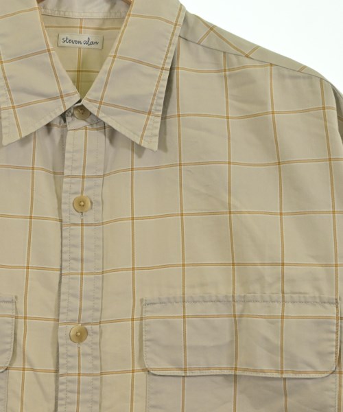 steven alan（スティーブンアラン）カジュアルシャツ ベージュ サイズ:XL メンズ/2200644654081