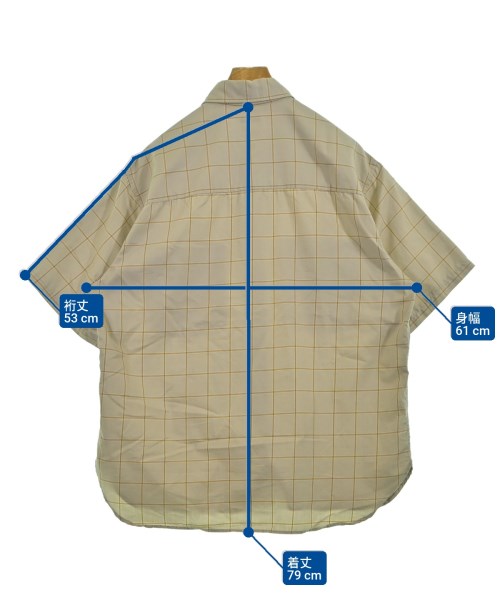 steven alan（スティーブンアラン）カジュアルシャツ ベージュ サイズ:XL メンズ/2200644654081