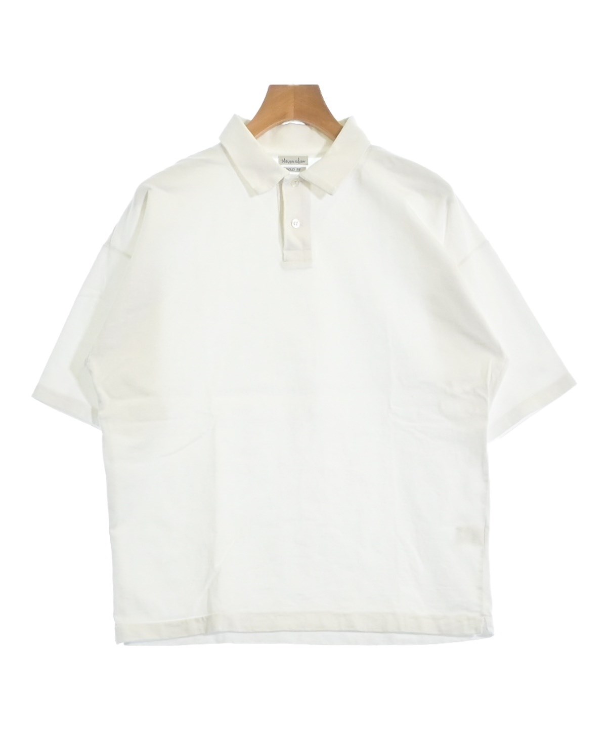 Mサイズ　ポロシャツ steven alan（スティーブンアラン）ポロシャツ 白 サイズ:M メンズ