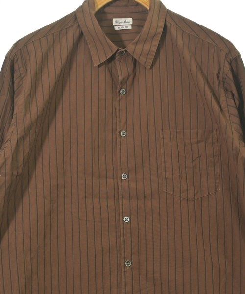 steven alan（スティーブンアラン）カジュアルシャツ 茶 サイズ:L メンズ/2200647314074