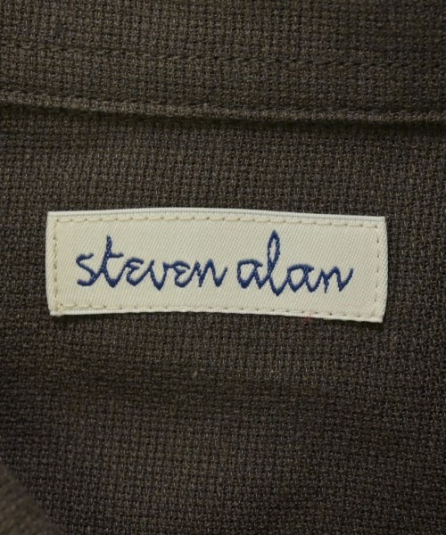 steven alan（スティーブンアラン）カジュアルシャツ 茶 サイズ:XL メンズ/2200703205018